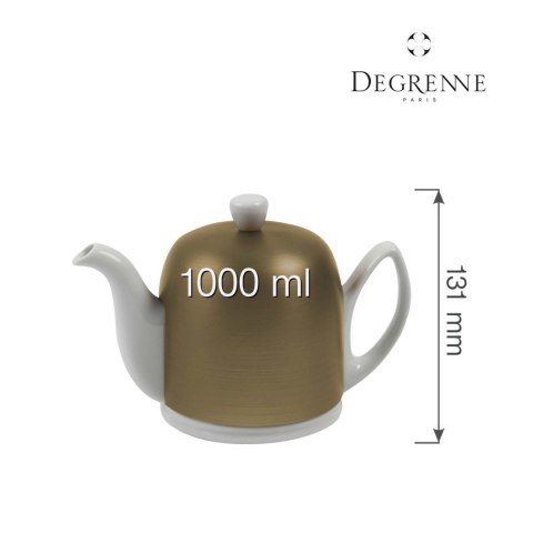 Dzbanek do herbaty z pokrywką Salam Bronze, 1l Degrenne