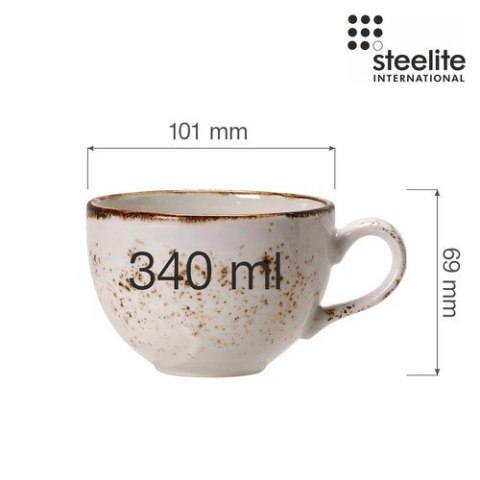 Filiżanka do cappuccino Craft White 340 ml Steelite