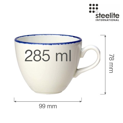 Filiżanka do cappuccino LiV Blue Dapple 285 ml Steelite