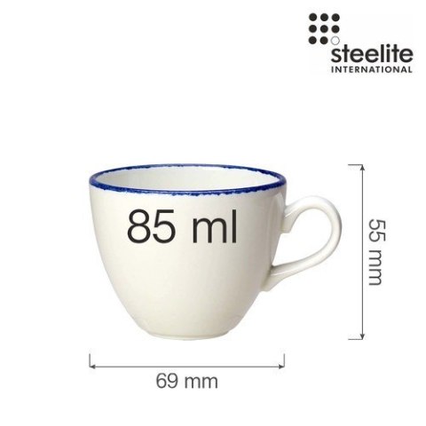 Filiżanka do espresso Blue Dapple 85 ml Steelite