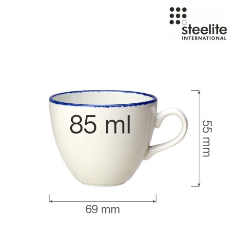 Filiżanka do espresso Blue Dapple 85 ml Steelite