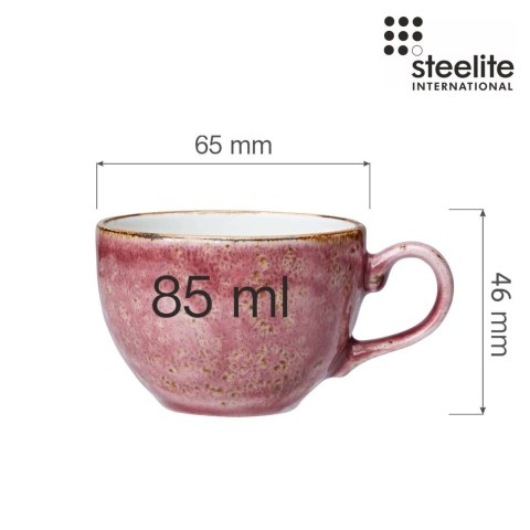 Filiżanka do espresso Empire Craft Raspberry 85 ml Steelite