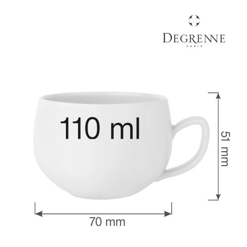 Filiżanka do espresso Salam The Blanc, 110 ml Degrenne