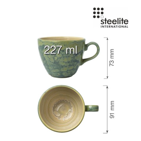 Filiżanka do kawy i herbaty Aurora Revolution Jade 227 ml Steelite