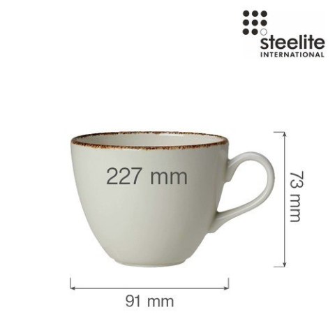 Filiżanka do kawy i herbaty Dapple Brown 227 ml Steelite
