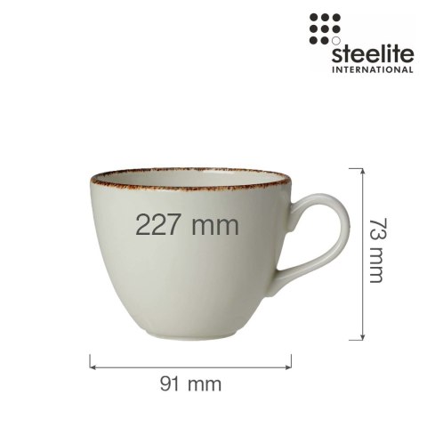 Filiżanka do kawy i herbaty Dapple Brown 227 ml Steelite