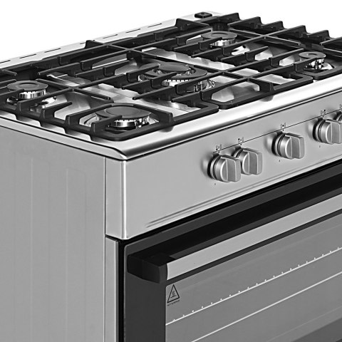 Kuchenka Gazowa 5-Palnikowa z Piekarnikiem kW ge-K90cheff | RAVANSON kW GE-K90 CHEFF