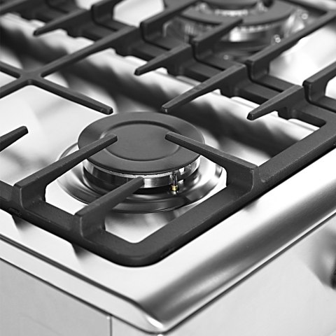 Kuchenka Gazowa 5-Palnikowa z Piekarnikiem kW ge-K90cheff | RAVANSON kW GE-K90 CHEFF