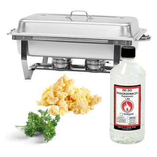 Podgrzewacz Bufetowy Basic GN 1/1 436120 + Pasta w Puszcze | STALGAST 436120_430003