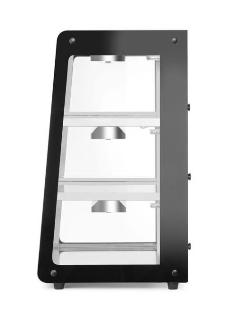 Witryna grzewcza nastawna czarna 230V/500W 472x447x775 Hendi 273760