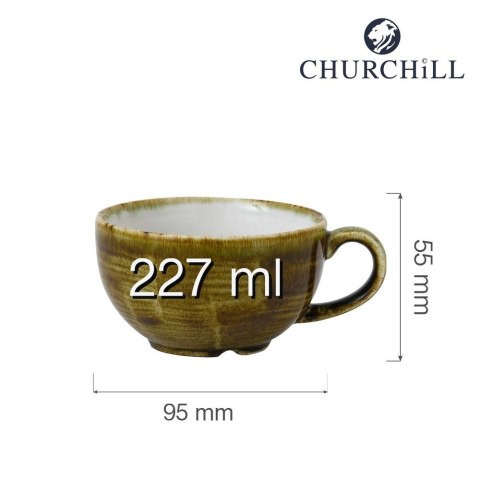 Filiżanka Stonecast Plume Green 227 ml Churchill