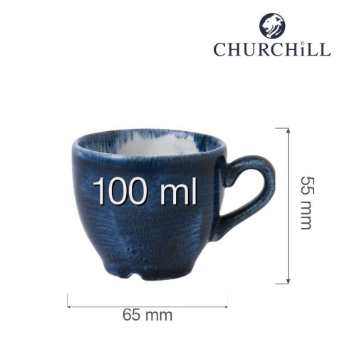 Filiżanka espresso Stonecast Plume Ultramarine 100 ml Churchill