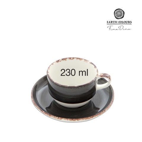 Filiżanka ze spodkiem Onyx 230 ml Fine Dine