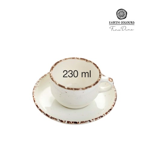 Filiżanka ze spodkiem Opal 230 ml Fine Dine