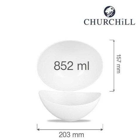 Misa bufetowa Alchemy Moonstone o wym. 203x157 mm, 852 ml Churchill