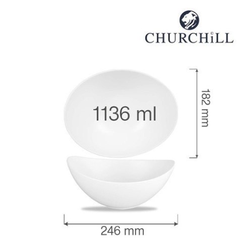 Misa bufetowa Alchemy Moonstone o wym. 246x182 mm, 1136 ml Churchill