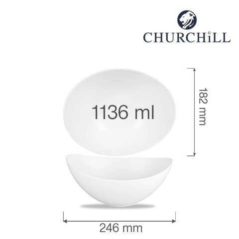 Misa bufetowa Alchemy Moonstone o wym. 246x182 mm, 1136 ml Churchill