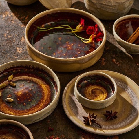 Miska Aurora Vesuvius Amber 135 mm Steelite