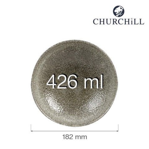 Miska coupe Raku Quartz Black 426 ml Churchill