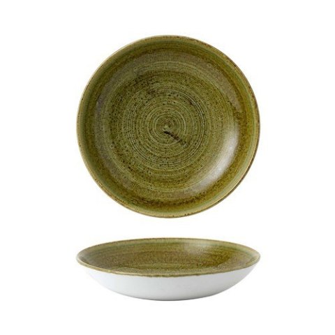 Miska coupe Stonecast Plume Green 248 mm Churchill