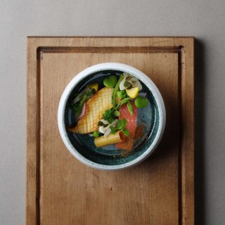 Miska Goro Brown Blue 195 mm, 1000 ml Fine Dine