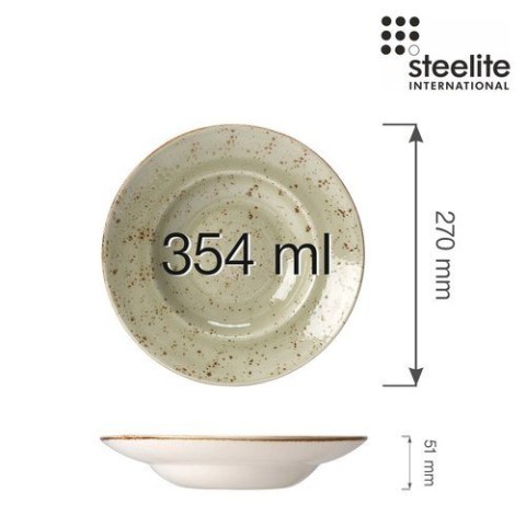 Miska Nouveau Craft Green 270 mm Steelite