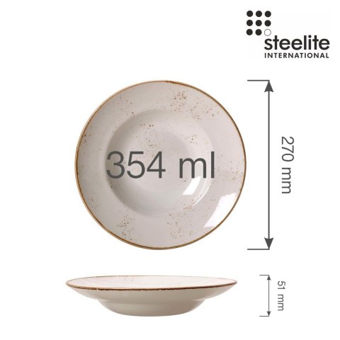 Miska Nouveau Craft White 270 mm Steelite