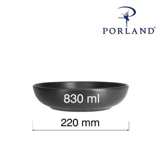 Miska płytka Coal, 220mm Porland