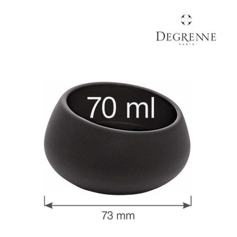 Miska skośna Bahia Onyx, 70 ml Degrenne