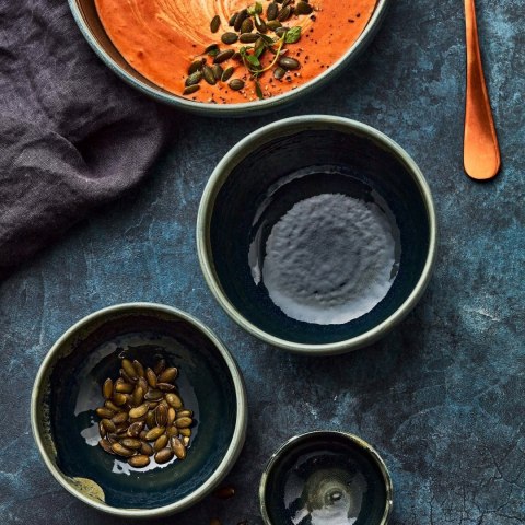 Miska sztaplowana Aurora Vesuvius Burnt Emerald 100 mm, 120 ml Steelite