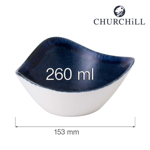 Miska trójkątna Stonecast Plume Ultramarine Churchill