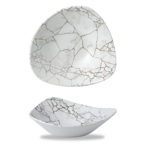 Miska trójkątna Studio Prints Kintsugi Agate Grey 185 mm Churchill