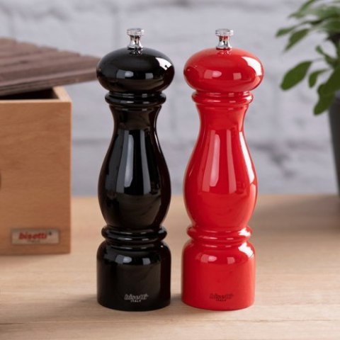 Młynek do pieprzu Firenze czerwony, 220mm Bisetti