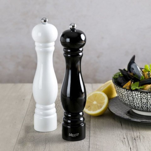 Młynek do soli Sorrento biały, 250mm Bisetti