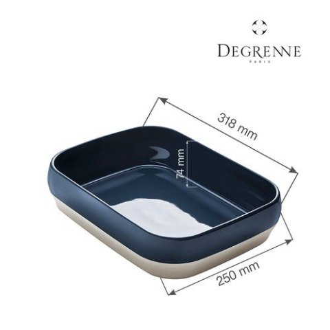 Naczynie do zapiekania Bahia Blue, 318x250 mm Degrenne