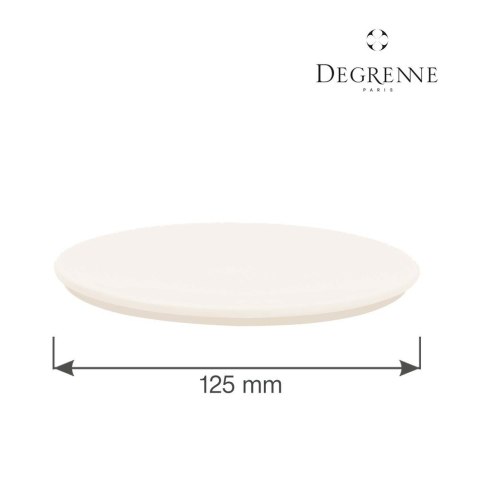 Pokrywka / talerz Cocottes Blanc Sable 125 mm Degrenne