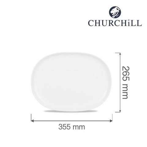 Półmisek owalny Alchemy Moonstone o wym. 265x355 mm Churchill