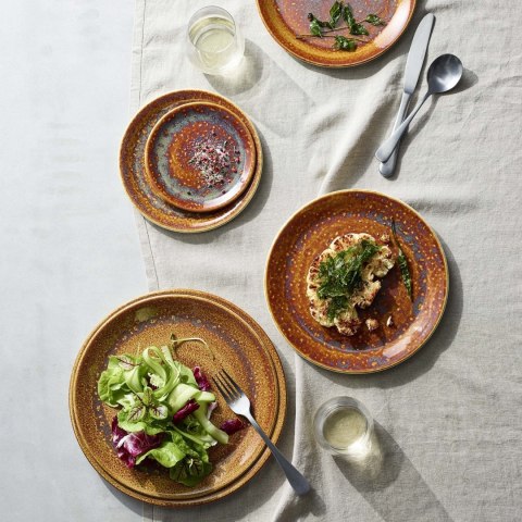 Półmisek prostokątny Vesuvius Amber 330 mm x 190 mm Steelite