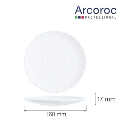 Spodek Trianon 160 mm, h - 17 mm Arcoroc