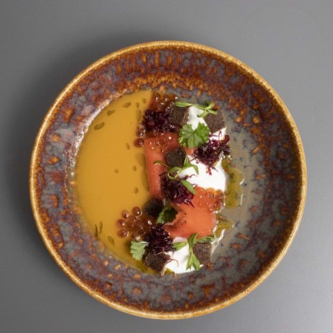 Talerz coupe Vesuvius Amber 300 mm Steelite