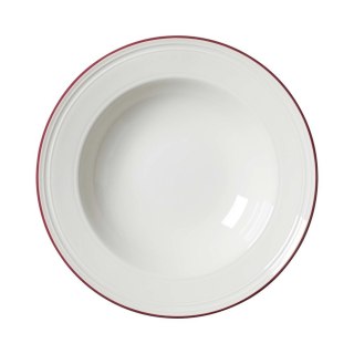 Talerz do pasty Bead Maroon Band 240 mm Steelite