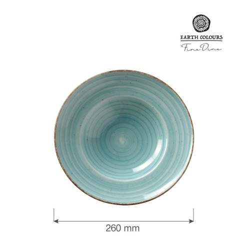 Talerz do pasty Turkus 260 mm Fine Dine