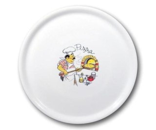 Talerz do pizzy Speciale dekorowany 330 mm Fine Dine