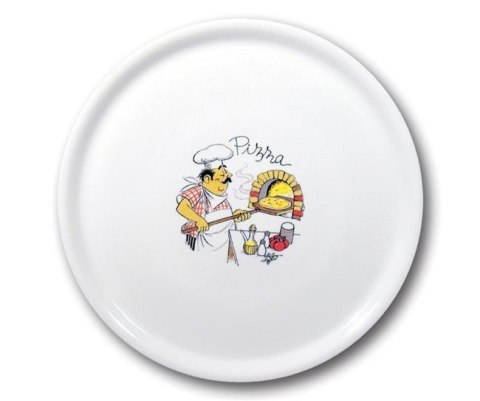 Talerz do pizzy Speciale dekorowany 330 mm Fine Dine