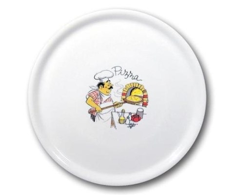 Talerz do pizzy Speciale dekorowany 330 mm Fine Dine