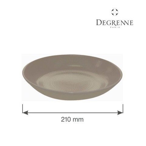 Talerz głęboki Modulo Nature Terre d'ombre, 210 mm Degrenne
