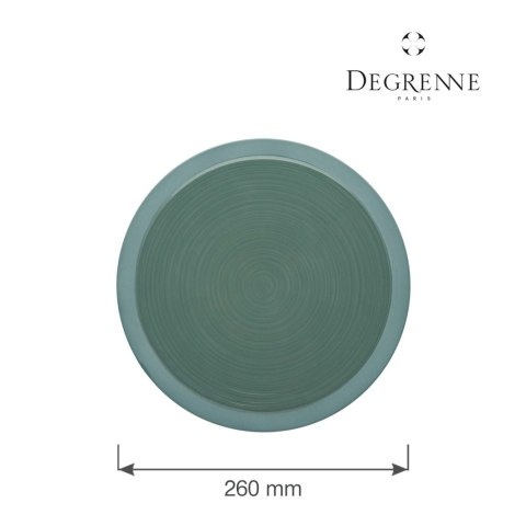 Talerz płytki Bahia Argile Verte, 260 mm Degrenne