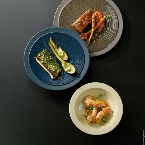 Talerz płytki Bahia Basalt, 230 mm Degrenne