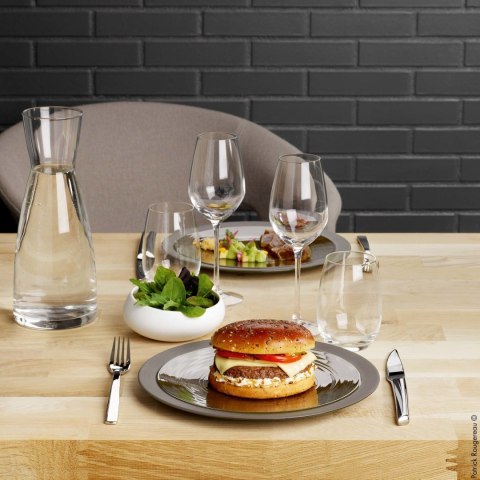 Talerz płytki Bahia Basalt, 230 mm Degrenne