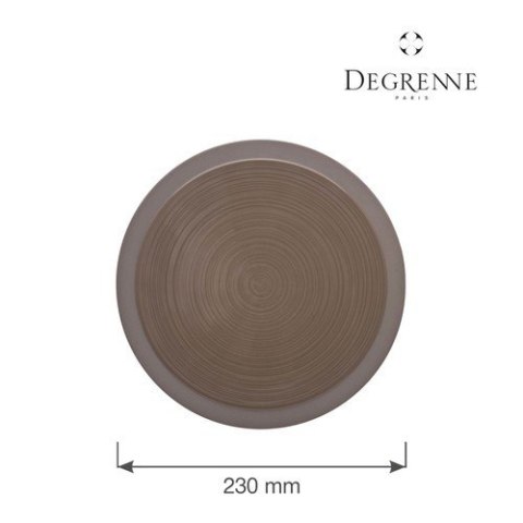Talerz płytki Bahia Basalt, 230 mm Degrenne
